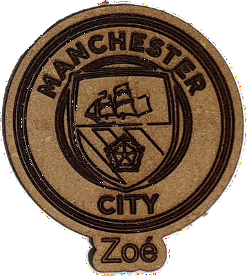 Magnet - Logo sport Manchester City personnalisable